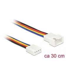  DeLock Extension Cable PWM Fan Connection 4 Pin 30cm kábel és adapter