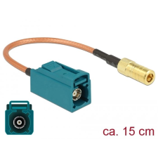 DELOCK FAKRA Z-hüvely > SMB-dugó RG-316 antenna kábel 15cm (89671) (DE89671) kábel és adapter