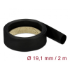 DELOCK Fekete, hőre szűkülő tubus 2 m x 19,1 mm méretű szűkülési aránya 4:1