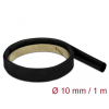DELOCK Fekete zsugorcső 1 m x 10 mm