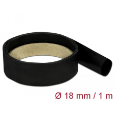 DELOCK Fekete zsugorcső 1 m x 18 mm egyéb hálózati eszköz