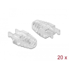 DELOCK Feszültség csökkentő keret RJ45 krimpelő és vágó apához 20 darab