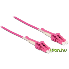 DELOCK Fiber Optic LC Összekötő Lila 3m 85134 kábel és adapter