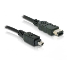 DELOCK FireWire 6p/4p cable 2m Black kábel és adapter