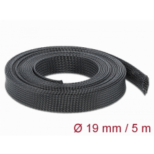 DELOCK Fonott kábelharisnya nyújtható 5 m x 19 mm fekete egyéb hálózati eszköz