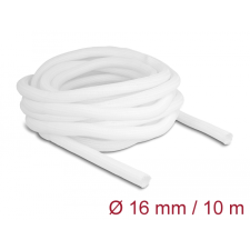 DELOCK Fonott kábelharisnya önzáródó 10 m x 16 mm fehér (20814) (20814) asztali számítógép kellék