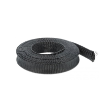 DELOCK Geflechtschlauch dehnbar 5 m x 25 mm schwarz (18851) asztali számítógép kellék