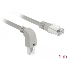 DELOCK Hálózati kábel RJ45 Cat.6A S/FTP, lefelé néző / egyenes 1 m kábel és adapter