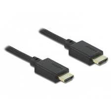 DELOCK HDMI 2.0 Összekötő Fekete 2.5m 85389 kábel és adapter