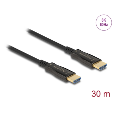 DELOCK HDMI 2.0 Összekötő Fekete 30m 84040 kábel és adapter