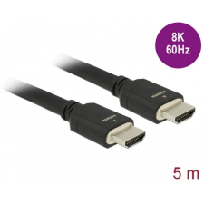 DELOCK HDMI 2.1 Összekötő Fekete 5m 85296 kábel és adapter