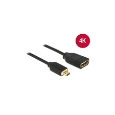 DELOCK HDMI 3D 4K kábel A - Micro-D 20 cm kábel és adapter