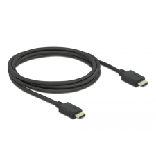 DELOCK HDMI-A - HDMI-A összekötő kábel 2.0m Fekete kábel és adapter