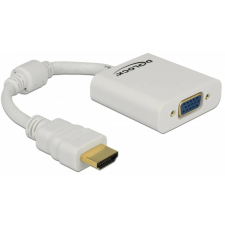 DELOCK HDMI  &amp;gt; VGA  adapter audió/videó kellék, kábel és adapter