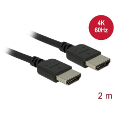 DELOCK HDMI -HDMI Premium cable 2m Black kábel és adapter