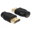 DELOCK HDMI micro D > HDMI A F/M adapter - 65507