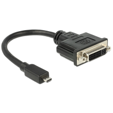 DELOCK HDMI Micro-D Stecker > DVI-I (Dual Link) Buchse 20cm Adapter kábel és adapter