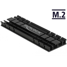 DELOCK Heat Sink flat 70mm for M.2 module Black (18285) hűtés