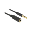 DELOCK Iphone Klinkeverl.5mm -> 3,5mm St/Bu 1.00m 4Pin (84666)