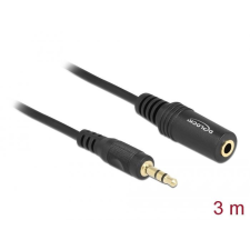 DELOCK jack 3.5 mm apa &gt; jack 3.5 mm anya kábel 3 m (84002) kábel és adapter