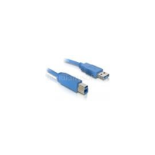 DELOCK Kábel - 82581 (USB3.0, A-B kábel, apa/apa, kék, 3m) (DL82581) kábel és adapter