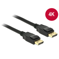  Delock Kábel Displayport 1.2 dugó &gt; Displayport dugó 4K 5 m kábel és adapter