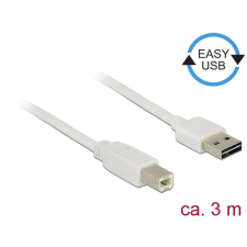 DELOCK Kábel, EASY-USB 2.0-s A-típusú csatlakozódugó &amp;gt; USB 2.0-s B-típusú csatlakozódugó, 3 m,... kábel és adapter