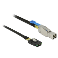 DELOCK Kábel Mini SAS HD SFF-8644 &gt; Mini SAS SFF-8087, 1 m kábel és adapter