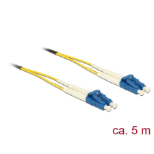 DELOCK Kábel, optikai szálas LC &gt; LC egyszeres OS2, 5 m egyéb hálózati eszköz