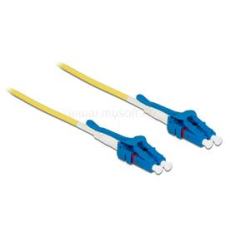 DELOCK Kábel, optikai szálas LC > LC egyszeres OS2, Uniboot, 3 m (DL85085) kábel és adapter