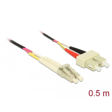 DELOCK Kábel, optikai szálas LC &gt; SC többszörös OM4, 0,5 m egyéb hálózati eszköz