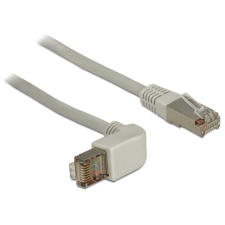 DELOCK kábel RJ45 Cat.5e SFTP szögletes / egyenes 0,5 m kábel és adapter