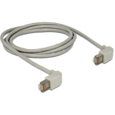 DELOCK kábel RJ45 Cat.5e SFTP szögletes / szögletes 1 m kábel és adapter