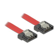 DELOCK kábel SATA FLEXI 6 Gb/s 20 cm vörös fém (83833) kábel és adapter