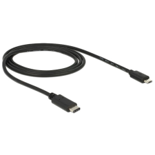 DELOCK kábel usb c típus 2.0 dugó usb 2.0 micro-b típusú dugó 1 m fekete kábel és adapter