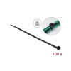 DELOCK Kabelbinder hohe Zugfestigkeit L200xB4,8mm 100St. sw (19559)