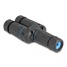 DELOCK Kábelcsatlakoztató RJ45 anya 2 x RJ45 anya Cat.6A vízhatlan (86808) (86808) asztali számítógép kellék