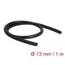 DELOCK Kábelvédő borítás 1 m x 13 mm fekete (60457) (60457) asztali számítógép kellék