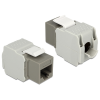  Delock Keystone modul RJ45 anya > LSA Cat.6 UTP szürke
