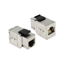DELOCK Keystone RJ45 Cat6a Buchse (86166) villanyszerelés