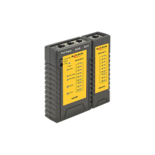 DELOCK LAN Delock 86407 RJ45 - RJ12 kábel tesztelő + Portkereső (86407) kábel és adapter