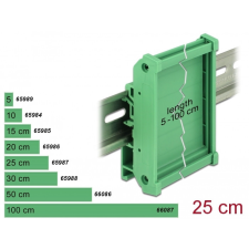 DELOCK Laprögzítő 25 cm hosszú DIN Rail-ekhez egyéb hálózati eszköz