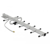 DELOCK LPWAN 806 - 896 MHz Yagi antenna SMA-dugó 10 dBi irányított, rögzített, kültéri fali és állít
