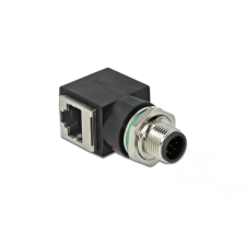 DELOCK M12 8 pin A-coded apa - RJ45 jack hálózati adapter (66315) (delock66315) asztali számítógép kellék