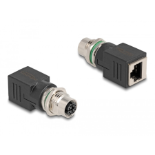  Delock M12 adapter X-kódolt 8 tűs anya - RJ45 anya egyenes egyéb hálózati eszköz