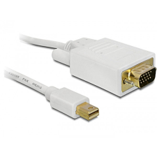 DELOCK mini Displayport - 15 tűs VGA apa kábel, 1m kábel és adapter