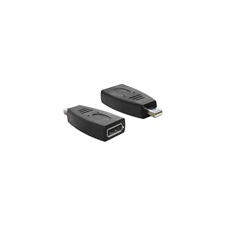 DELOCK Mini Displayport (M) to Displayport (F) adapter kábel és adapter