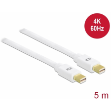 DELOCK Mini DisplayPort Összekötő Fehér 5m 83456 kábel és adapter