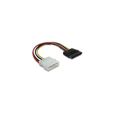 DELOCK Molex (M) - SATA (F) tápátalakító kábel (12 cm) kábel és adapter