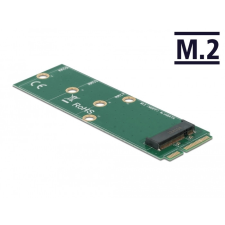 DELOCK mSATA adapter - M.2 aljzat B nyílással kábel és adapter